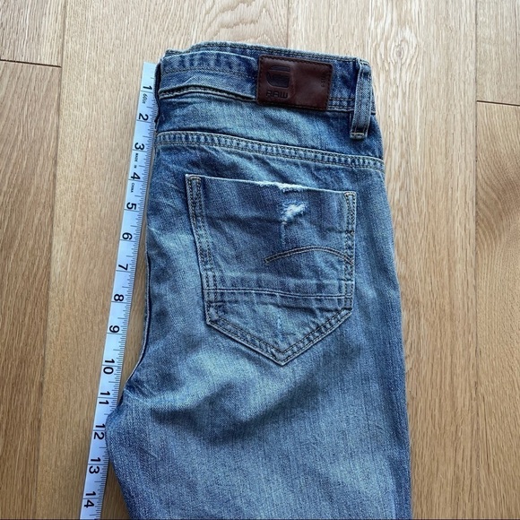 SALE ⬇️ G-STAR BOYFRIEND MEDIUM BLUE WASHED JEANS -24 - Picture 13 of 16